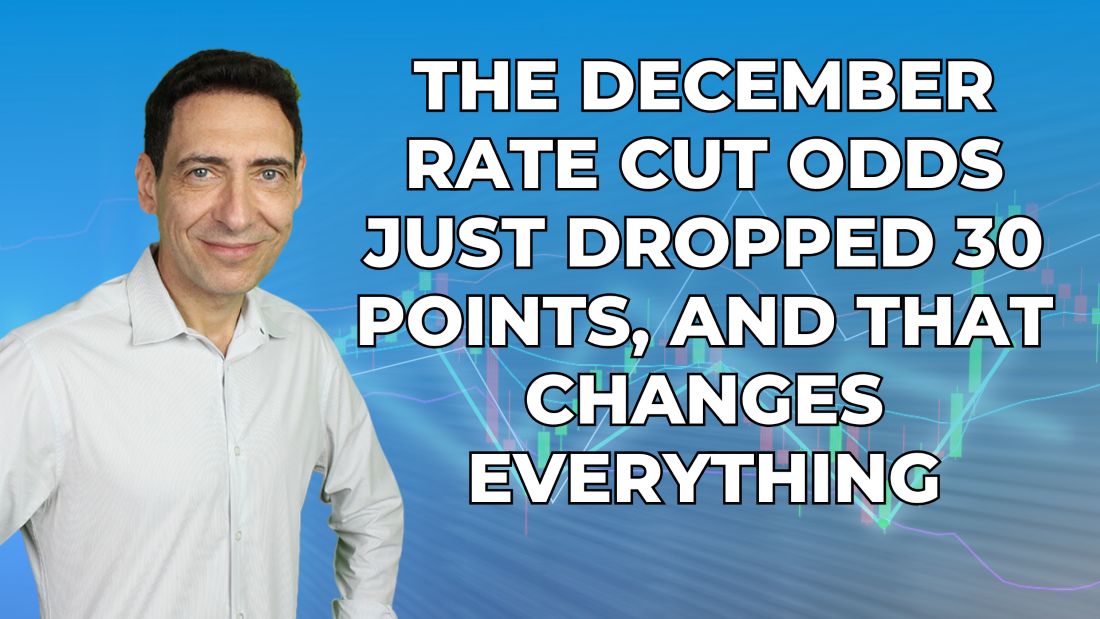 The December Rate Cut Odds Just Dropped 30 Points, and That Changes