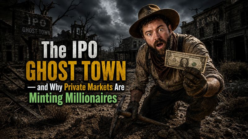 The IPO Ghost Town — and Why Private Markets Are Minting Millionaires