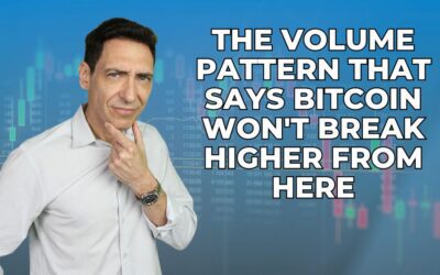 The Volume Pattern That Says Bitcoin Won’t Break Higher From Here