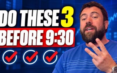 3 Things You Should Do Before 9:30AM